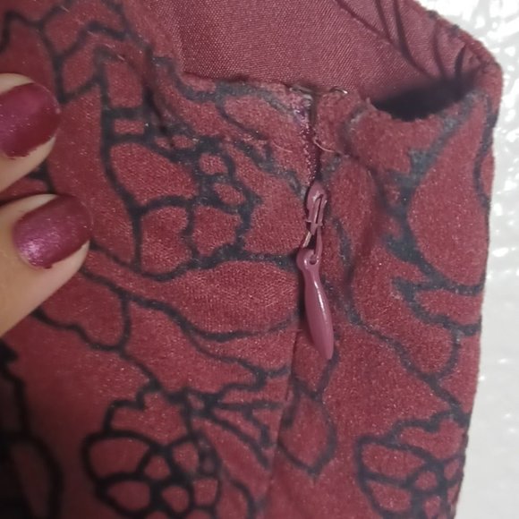 Lc Lauren Conrad red skater dress - Picture 5 of 9